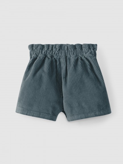 Pull-up shorts with decorative ribbon Pull-up shorts with decorative ribbon