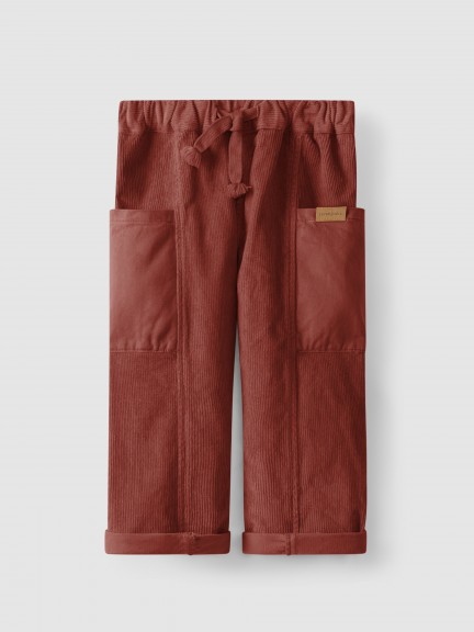 Pull-up pants with side pockets Pull-up pants with side pockets