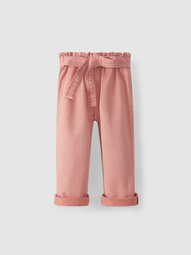 Twill pull-up pants Twill pull-up pants