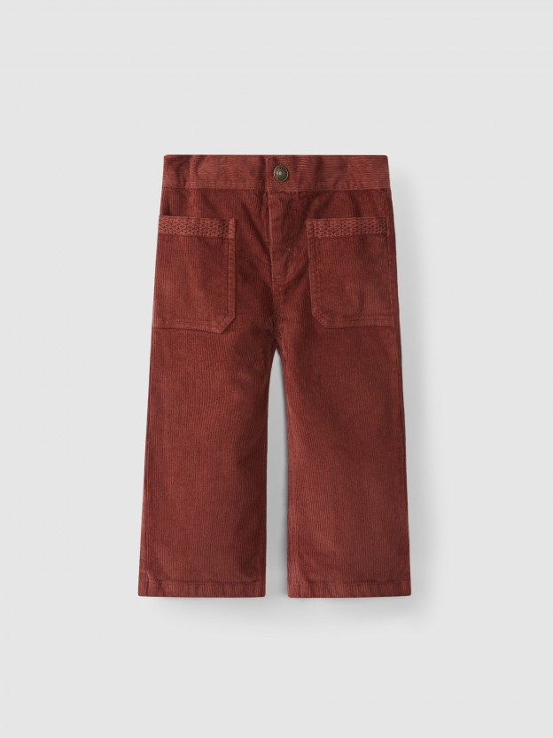Wide-leg corduroy pants Wide-leg corduroy pants