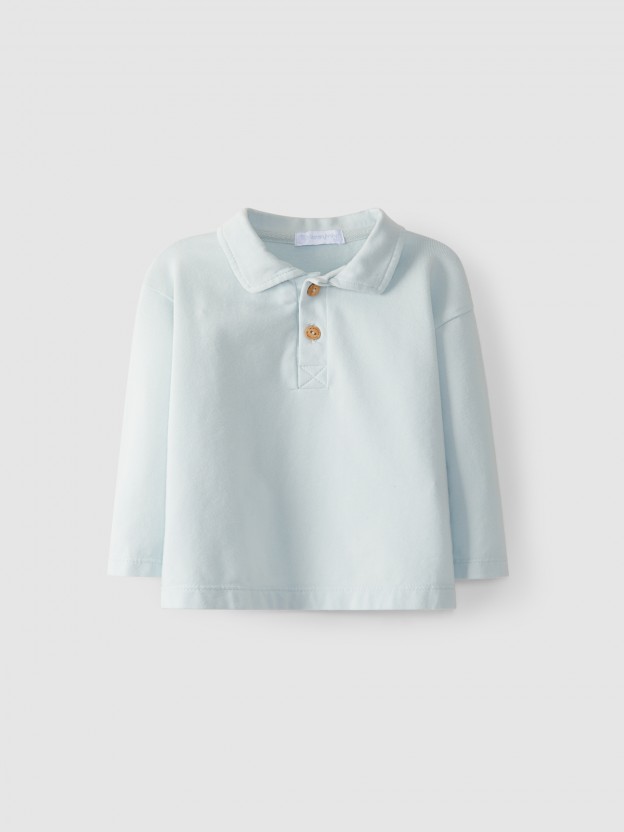 Longsleeve gola em bico