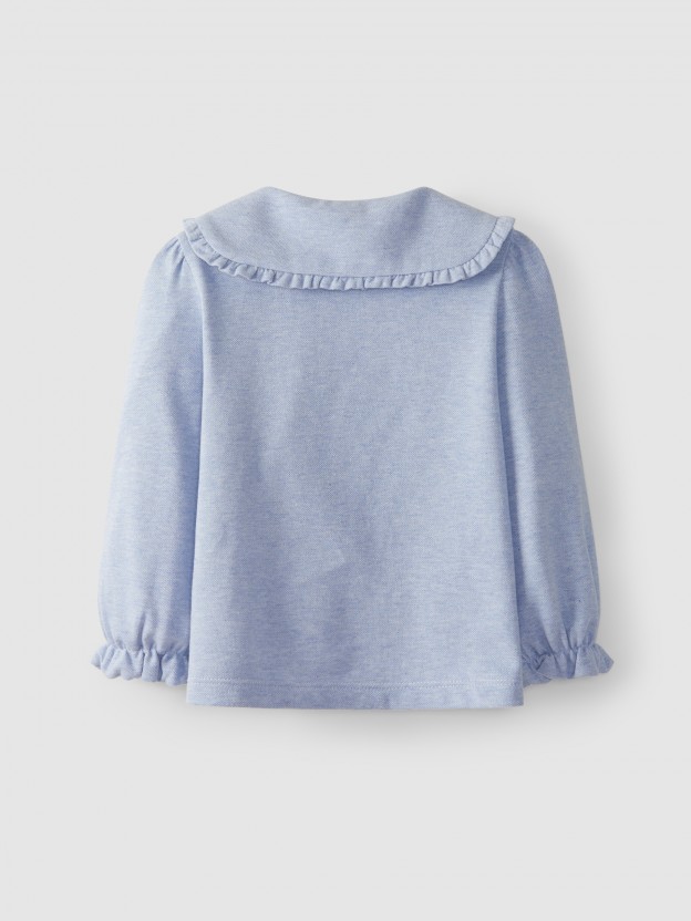 Blusa piqué "oxford" Blusa piqué "oxford"