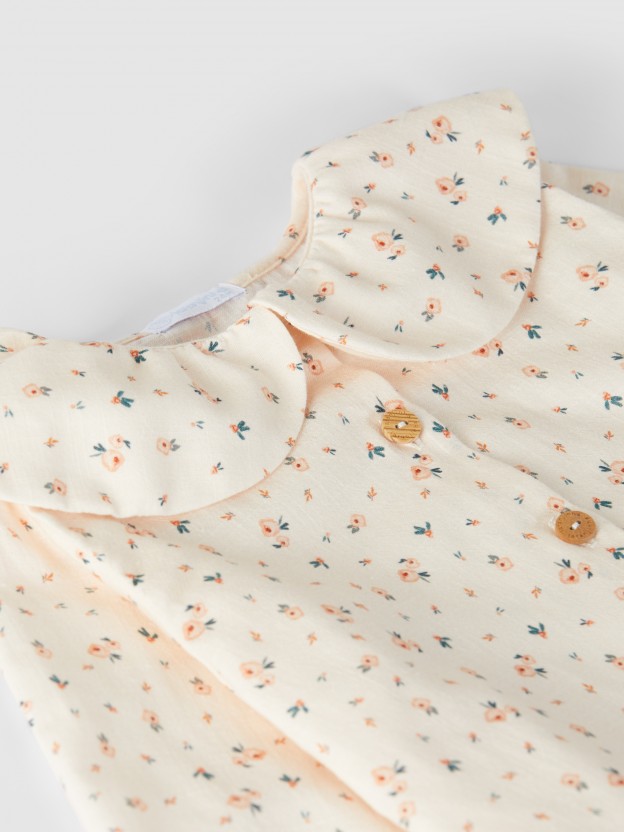 Blouse imprim� fleuri