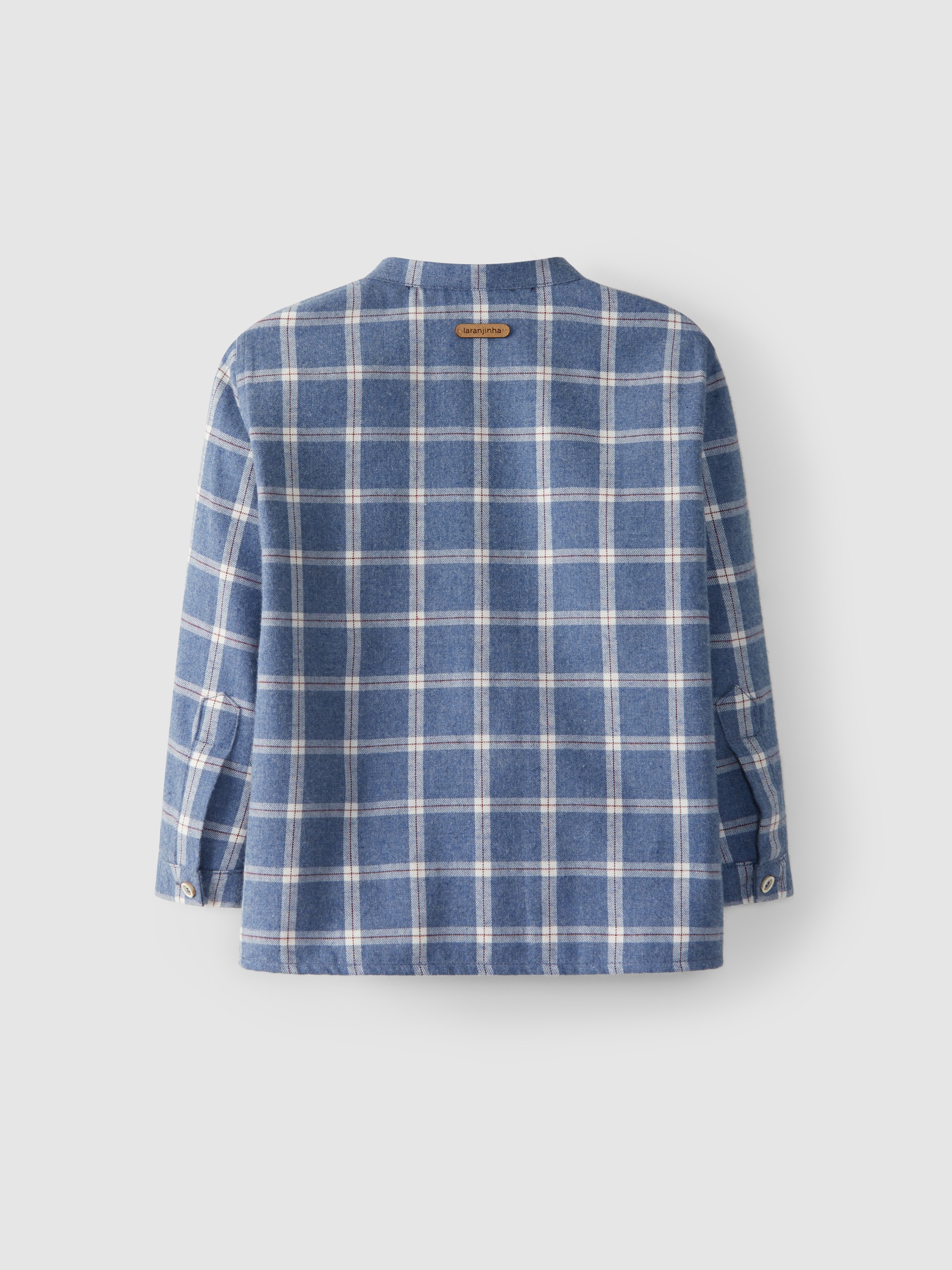 Camisa gola mao em xadrez