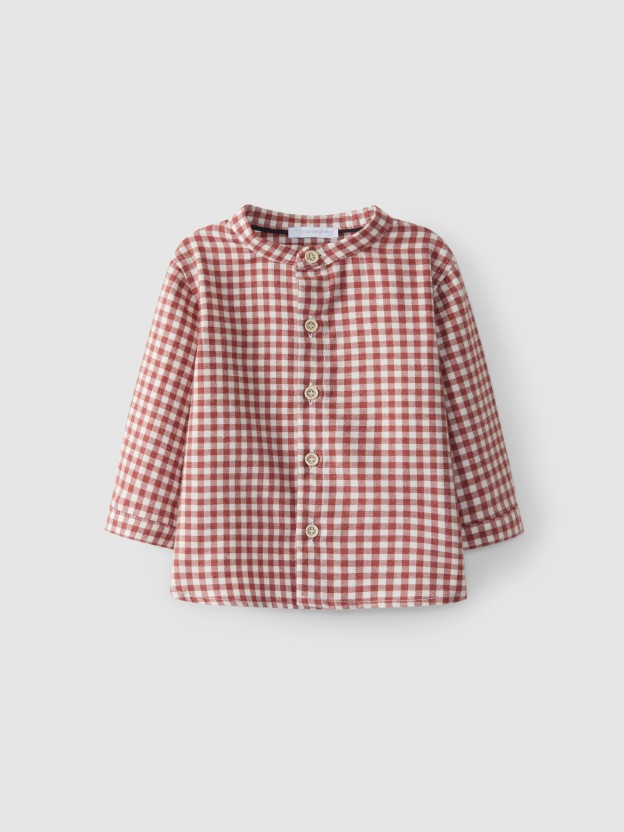 Chemise � carreaux vichy