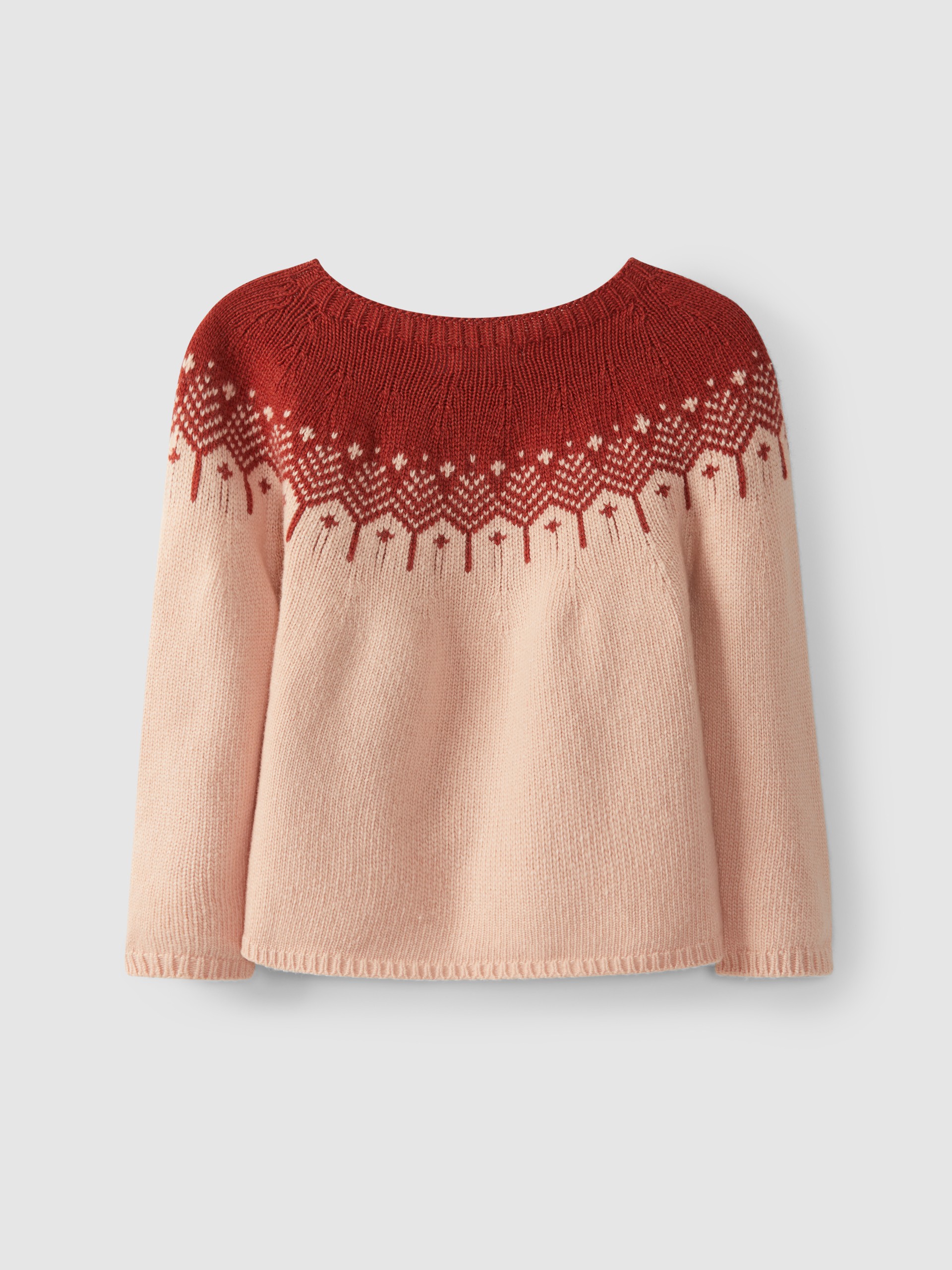 Camisola tricotada jacquard