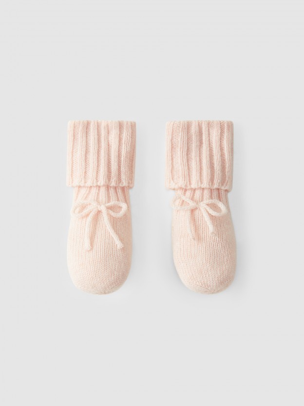 Knitted booties Knitted booties