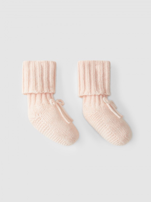 Knitted booties Knitted booties