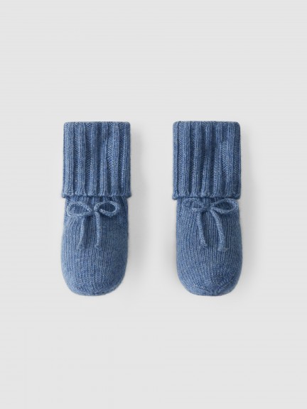 Knitted booties