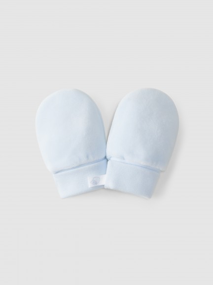 Guantes en terciopelo liso Guantes en terciopelo liso