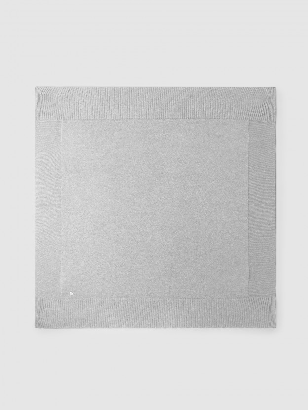 Couverture tricot�e