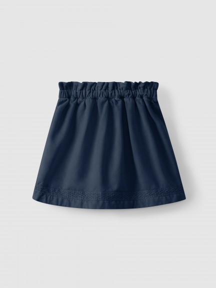 Saia pull-up com fita decorativa Saia pull-up com fita decorativa