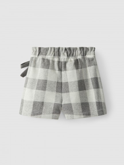 Plaid pull-up skirt shorts Plaid pull-up skirt shorts