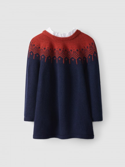 Jacquard-knit dress Jacquard-knit dress