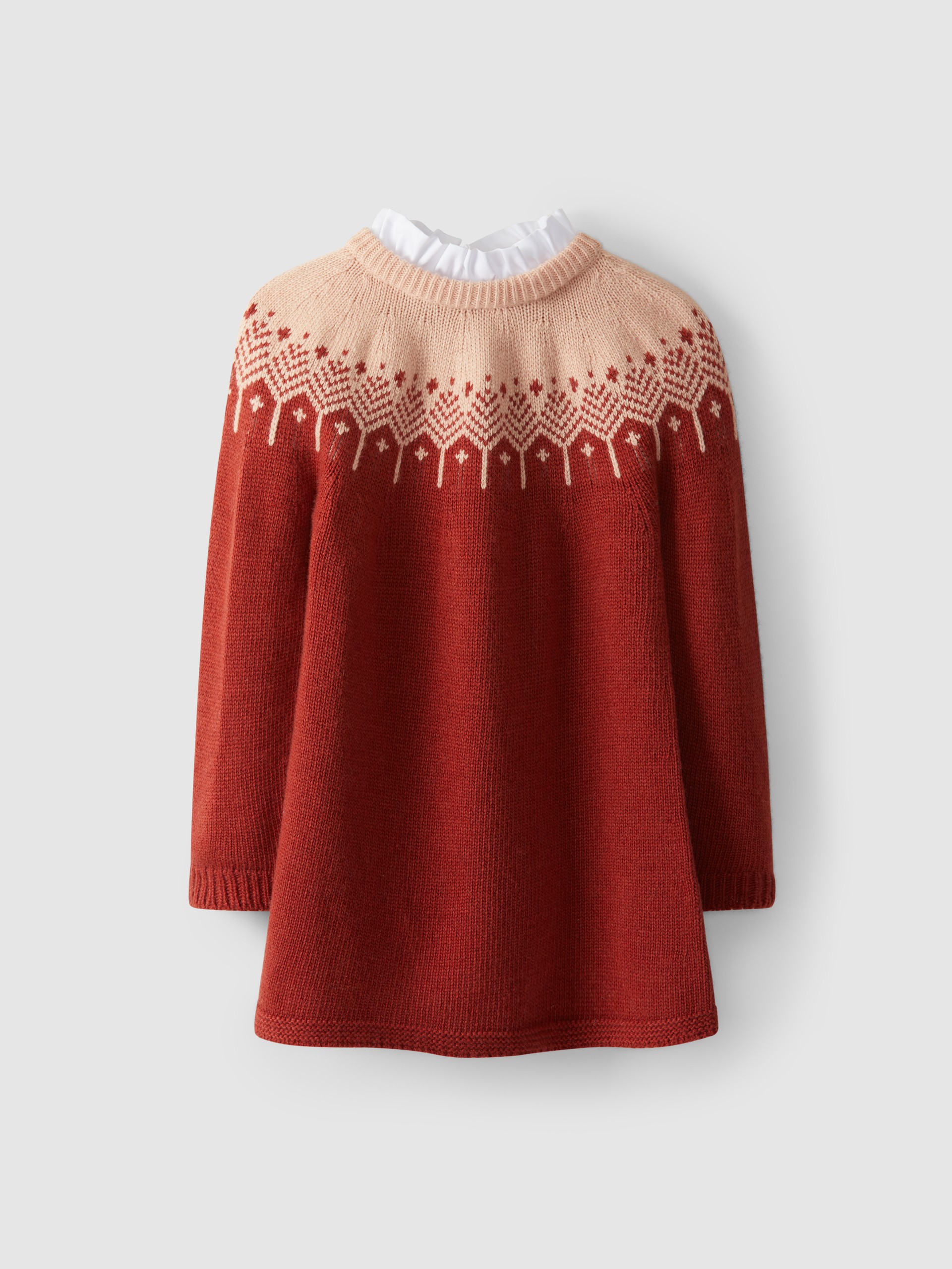 Vestido de punto jacquard