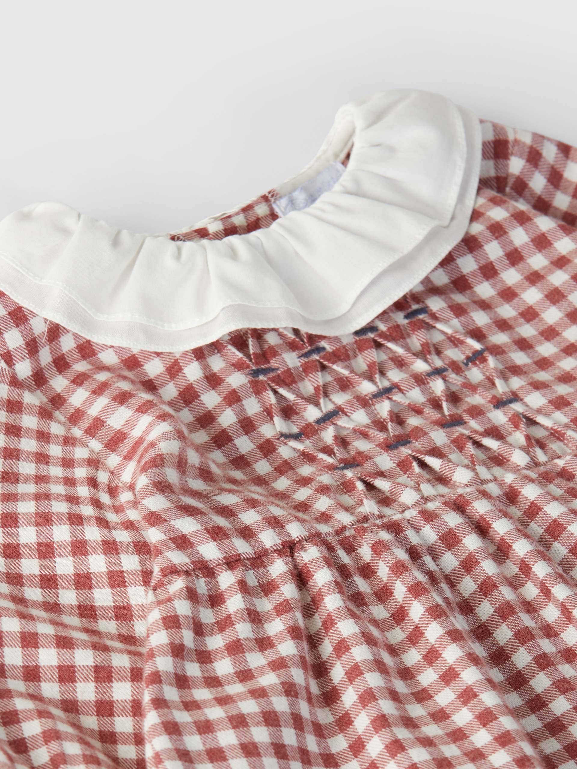 Plaid honeycomb dress