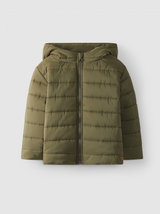 Padded waterproof coat