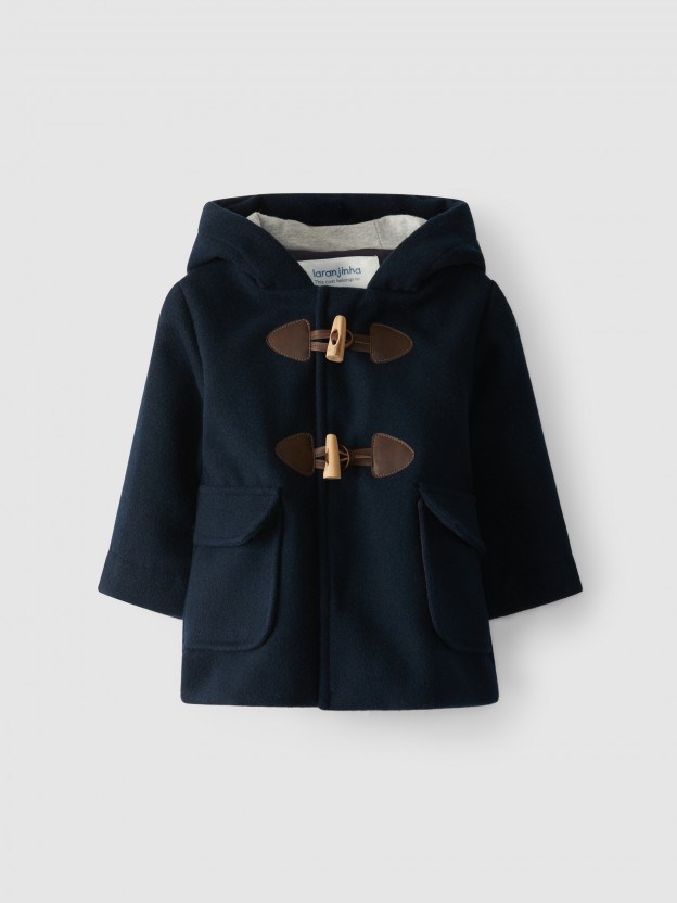 Overcoat with hood