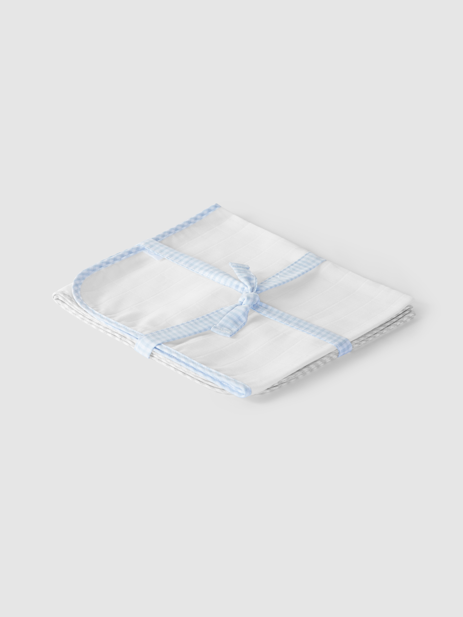 Pack of two vichy burping cloths