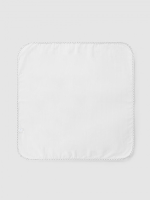 Pack of two vichy burping cloths Pack of two vichy burping cloths