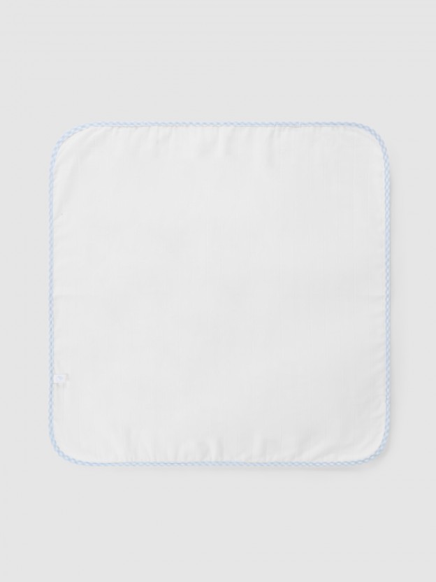 Pack of two vichy burping cloths Pack of two vichy burping cloths