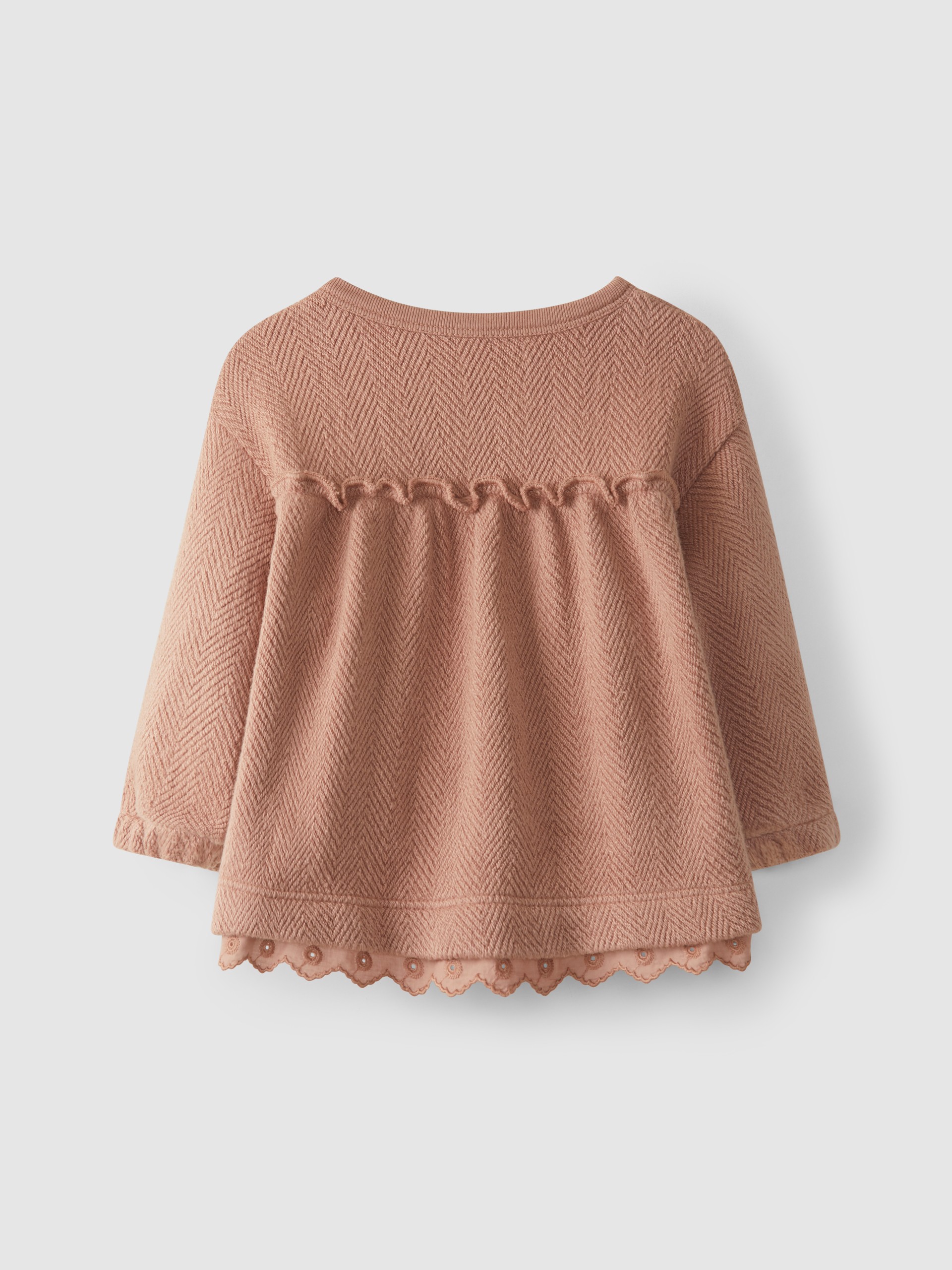 Organic cotton embroidered dress
