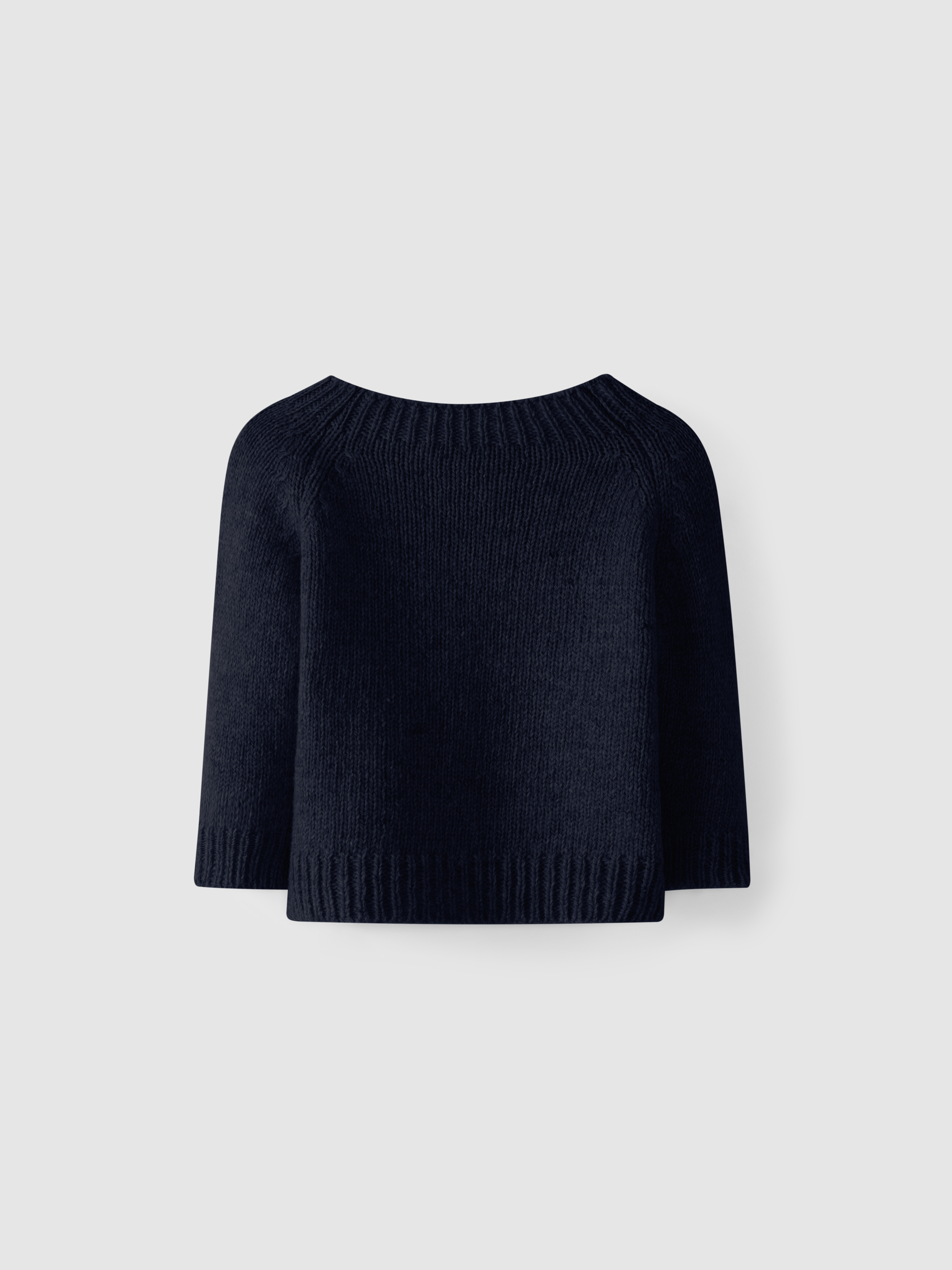 Gilet tricoté à col rond