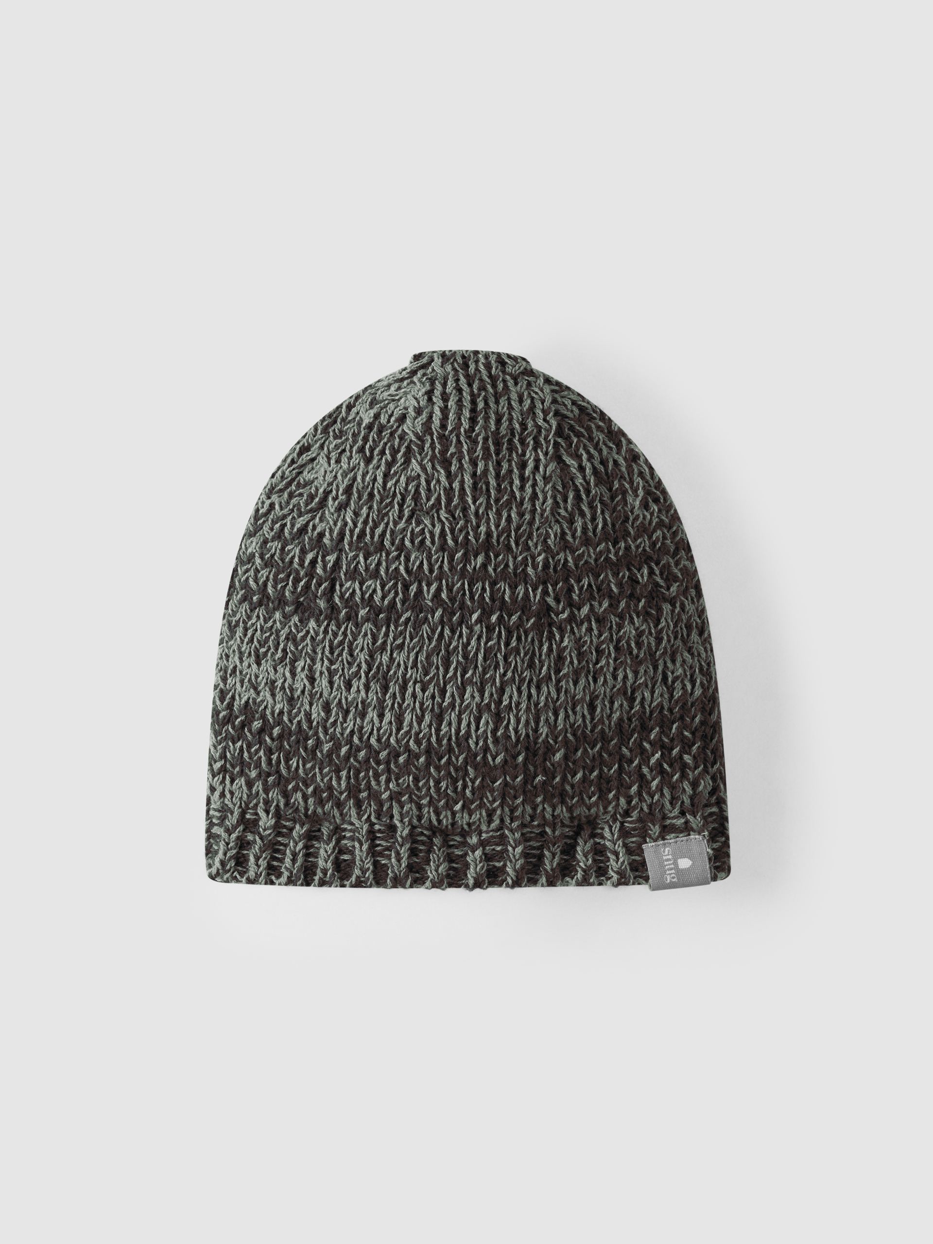 Gorro com fita e pom-pom algodão reciclado