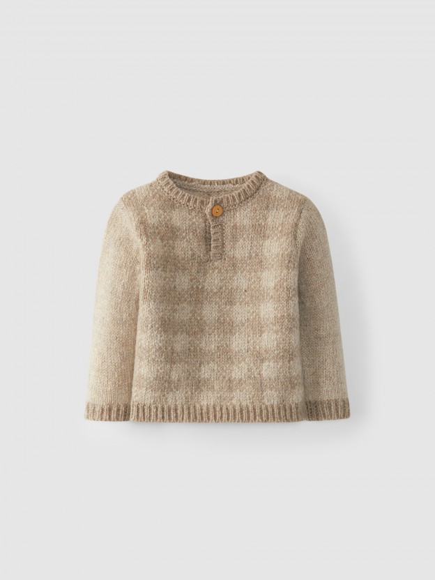 Camisola jacquard