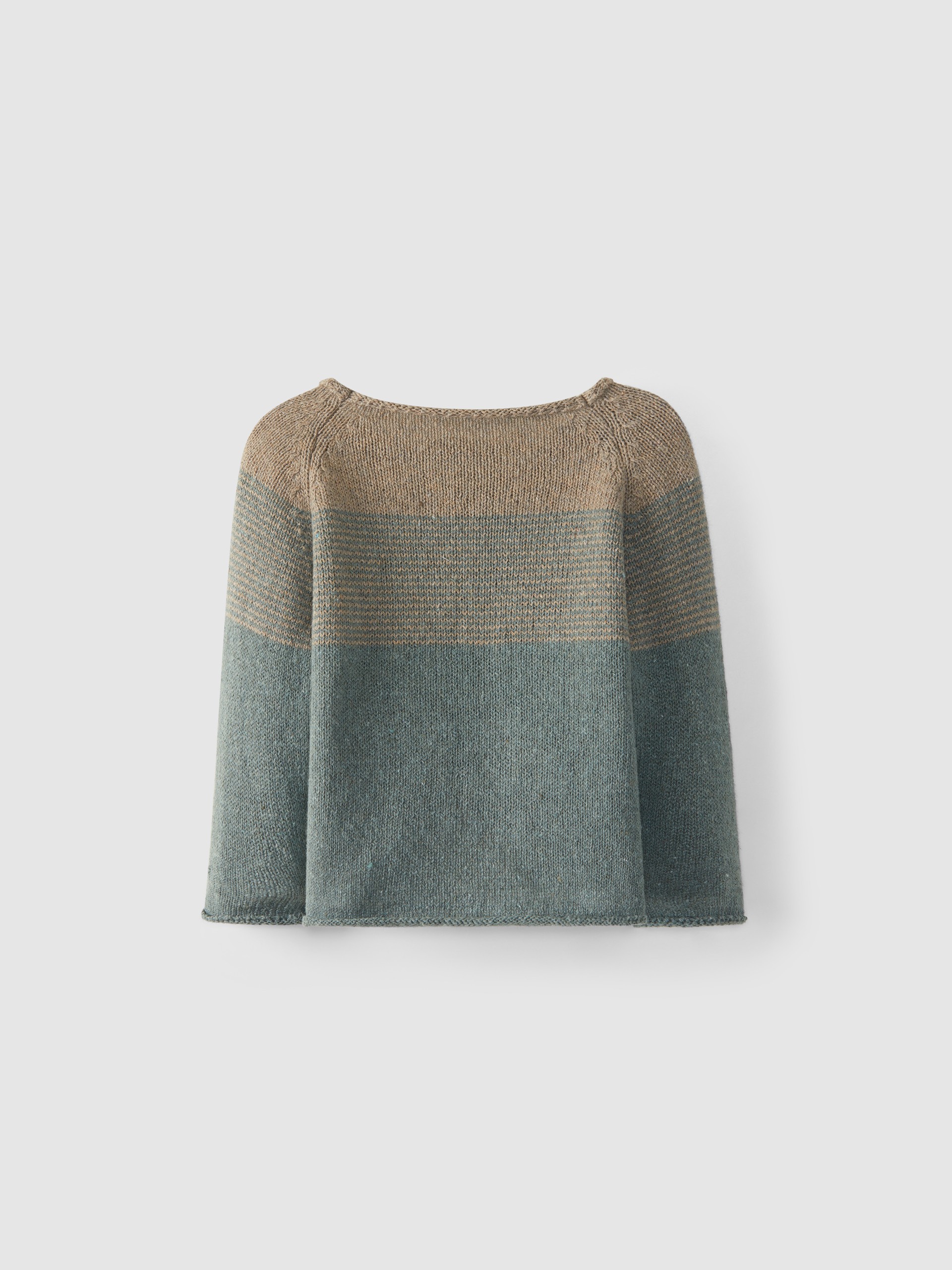 Camisola tricotada com algodão reciclado