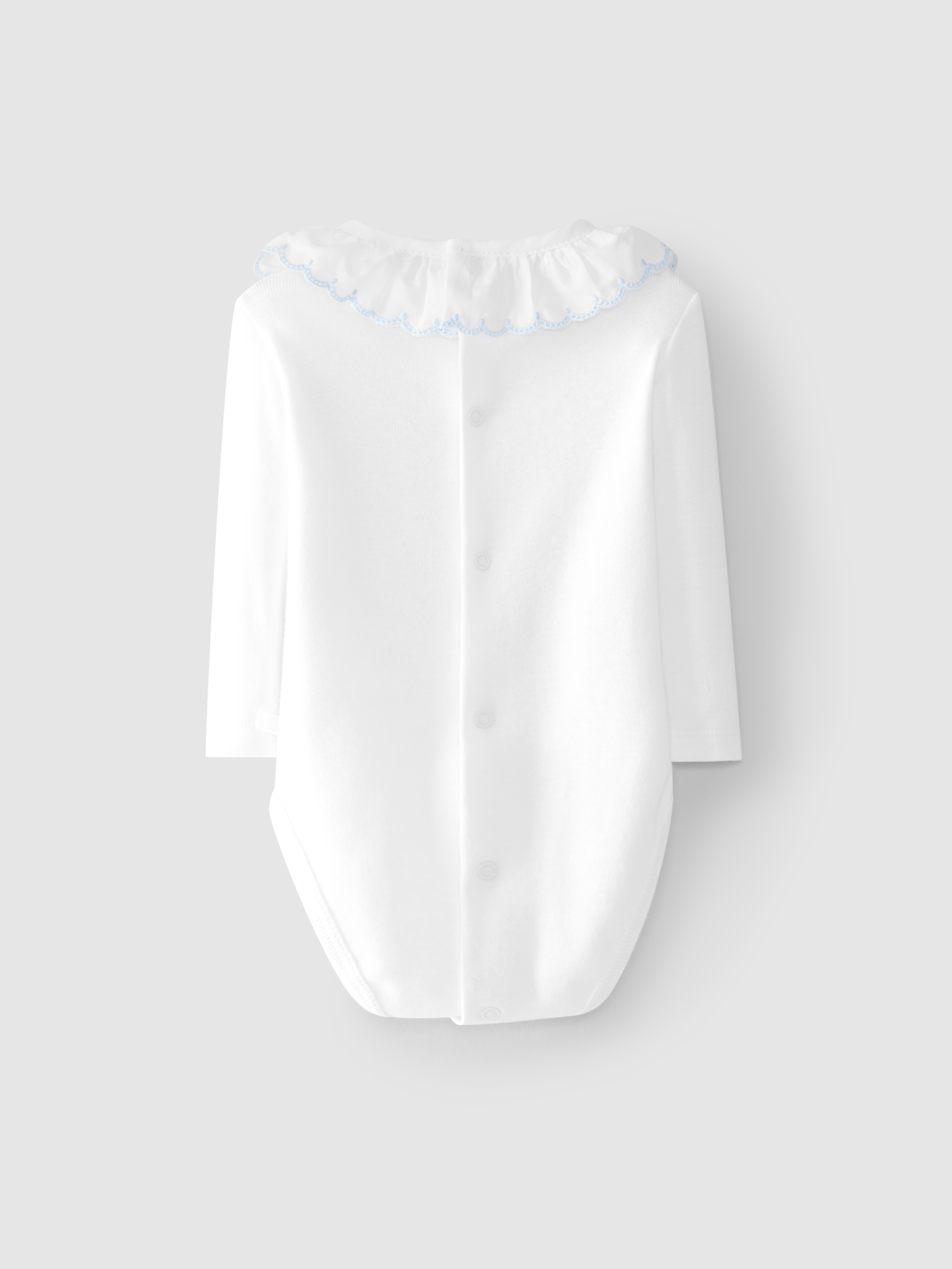 Body con cuello bordado