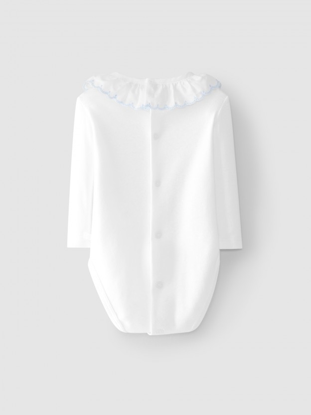 Body con cuello bordado Body con cuello bordado