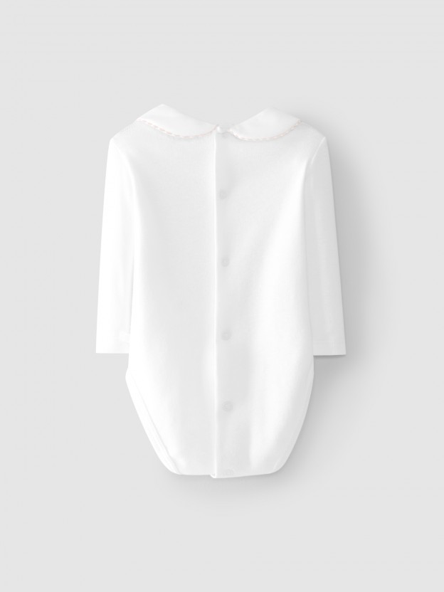 Body cuello Peter Pan Reborde Body cuello Peter Pan Reborde