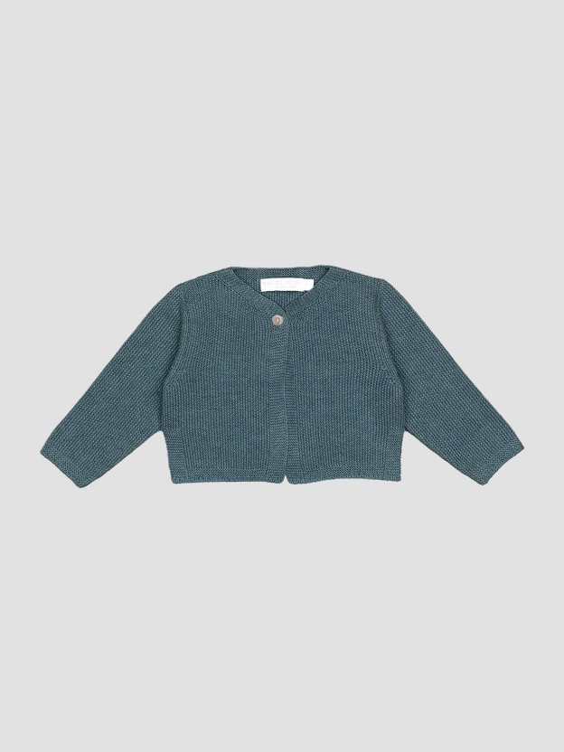 Basic knitted cardigan