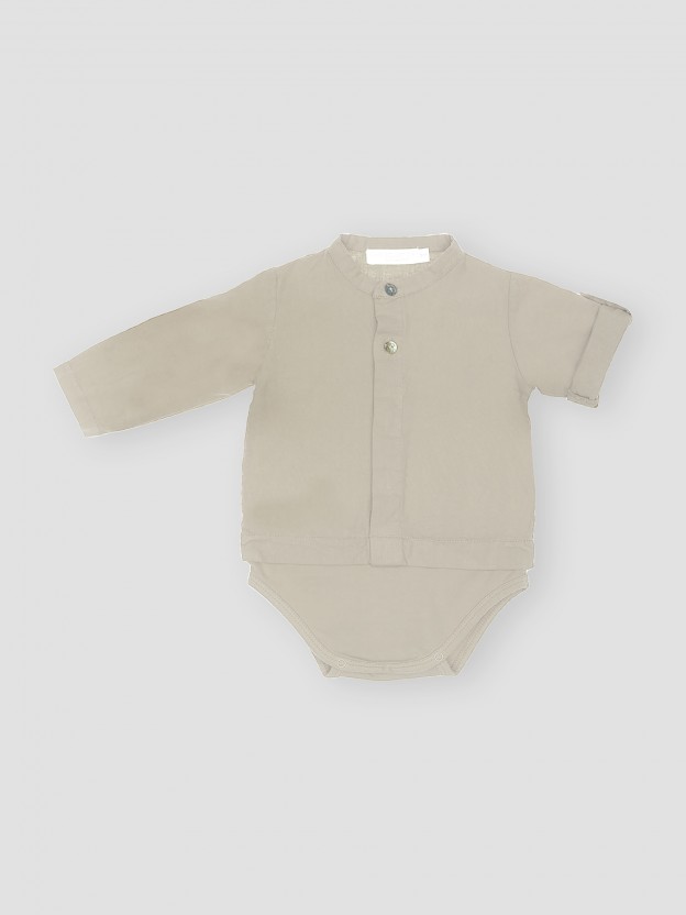 Linen bodyvest shirt