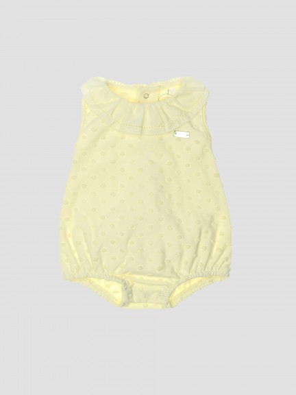 Spotted jacquard shortie