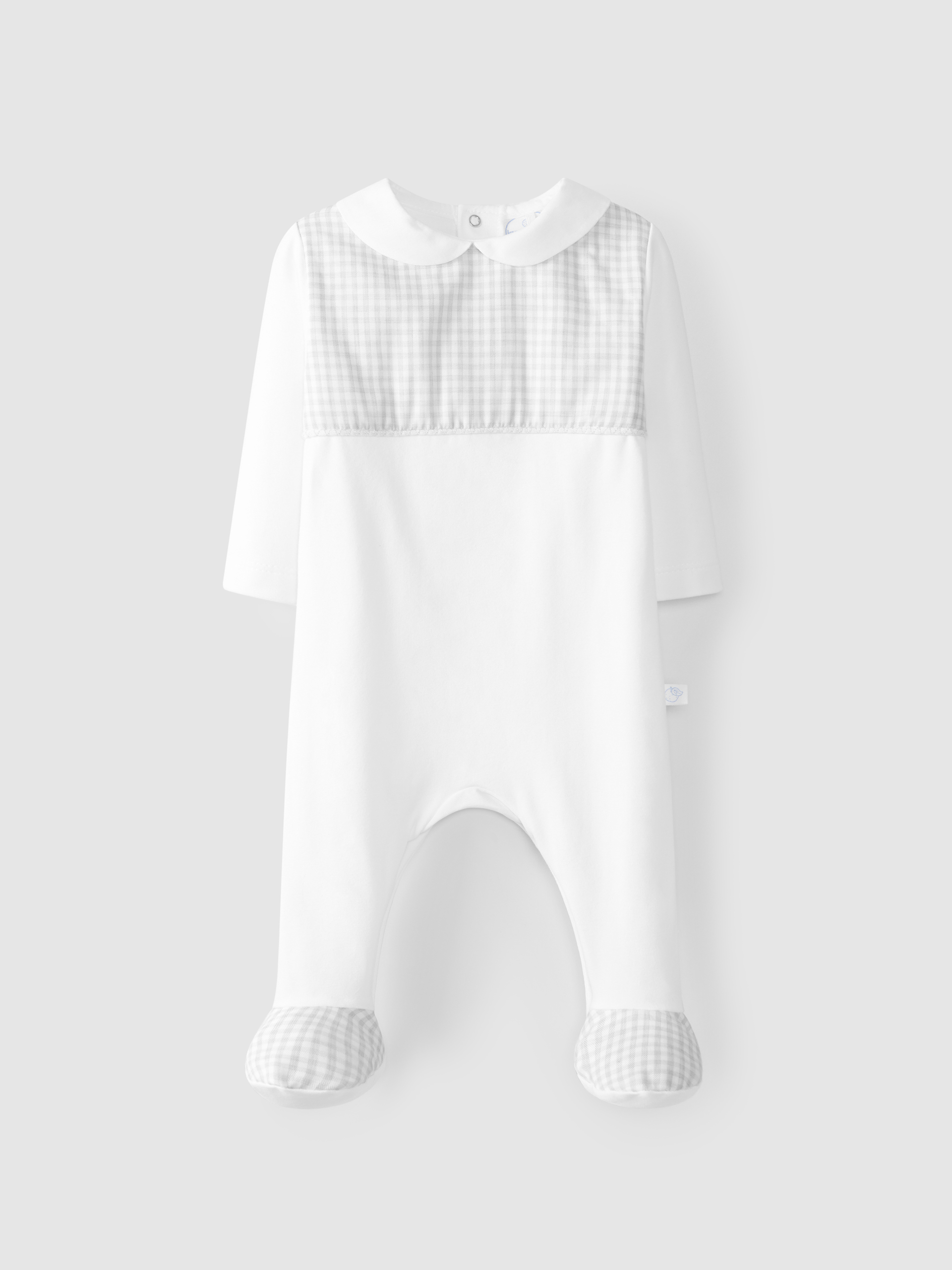 Babygrow à carreaux vichy jersey