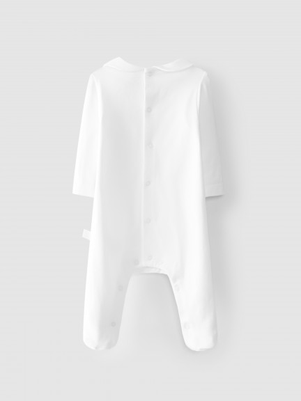 Vichy plaid jersey babygrow Vichy plaid jersey babygrow