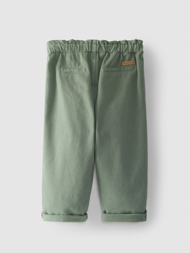 Twill pull-up pants Twill pull-up pants