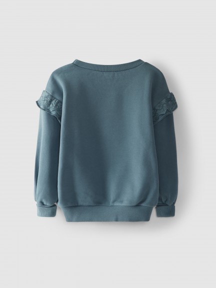 Sudadera con detalle de bordado Sudadera con detalle de bordado