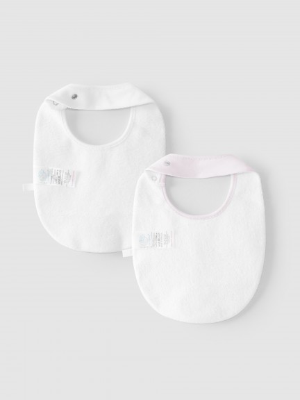 Pack de deux bavoirs unis Pack de deux bavoirs unis