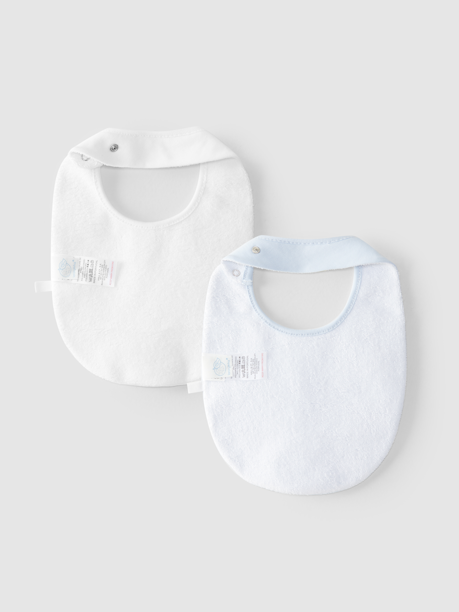 Pack de dos baberos lisos