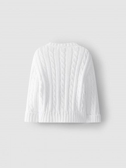 Braided jersey cardigan Braided jersey cardigan