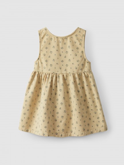 Floral print high-waisted, under-bust skirt with suspenders Floral print high-waisted, under-bust skirt with suspenders