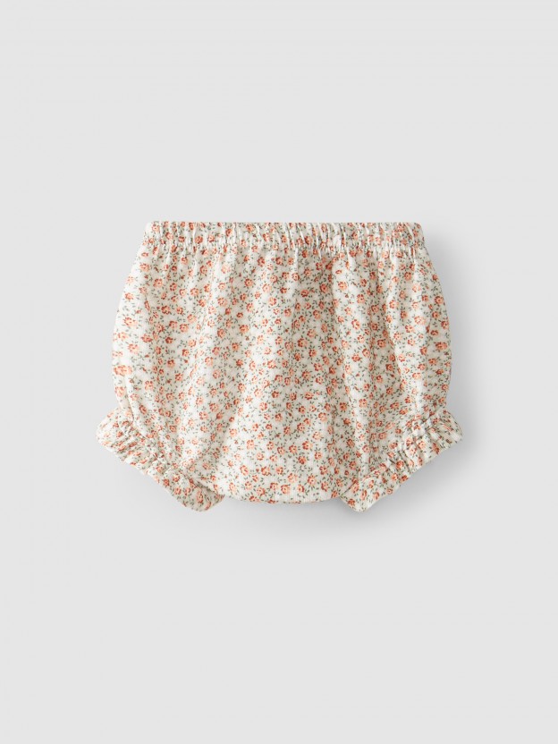 Short pull-up velours micro-côtelé biologique Short pull-up velours micro-côtelé biologique