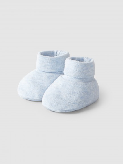 Cotton jersey booties