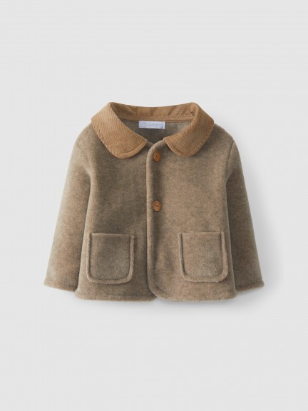 Chaqueta polar con cuello