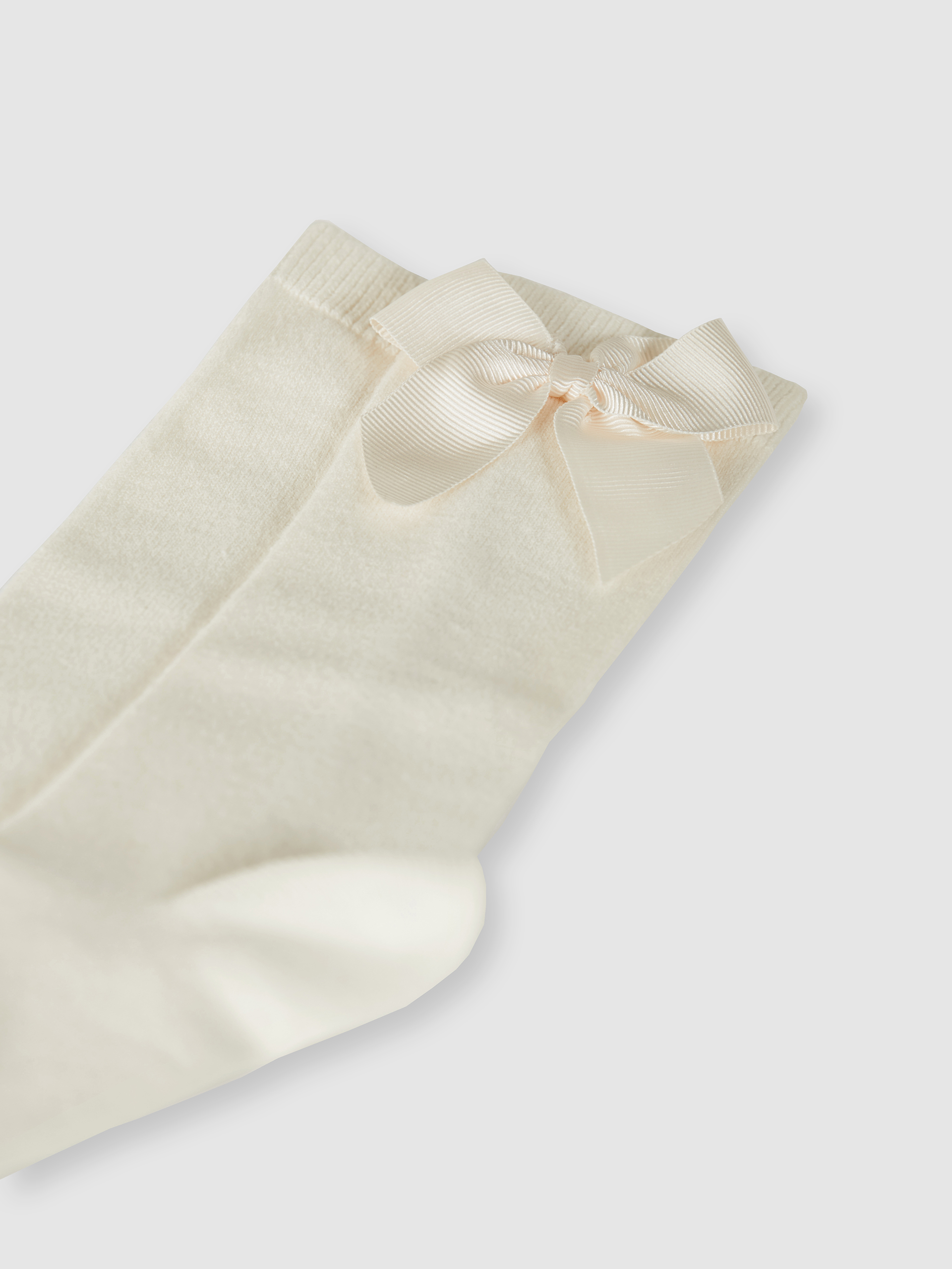 Chaussettes hautes cotton avec noeud latéral Cóndor