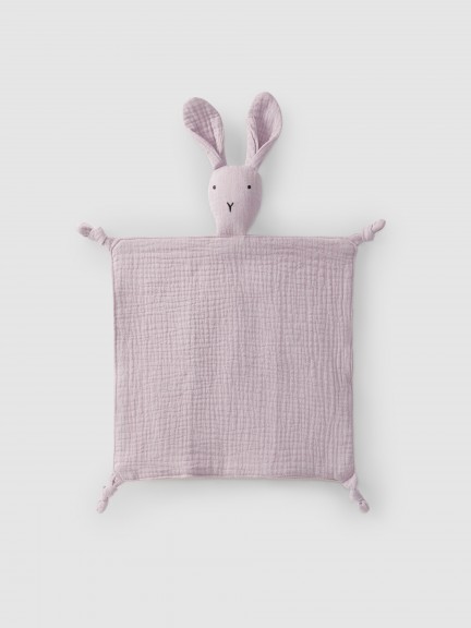 Doudou coelho em musseline