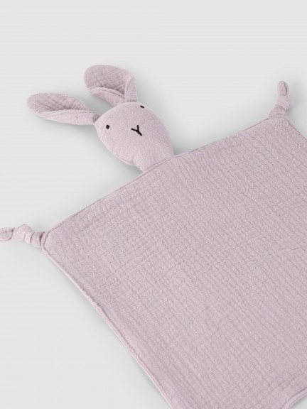 Doudou coelho em musseline Doudou coelho em musseline